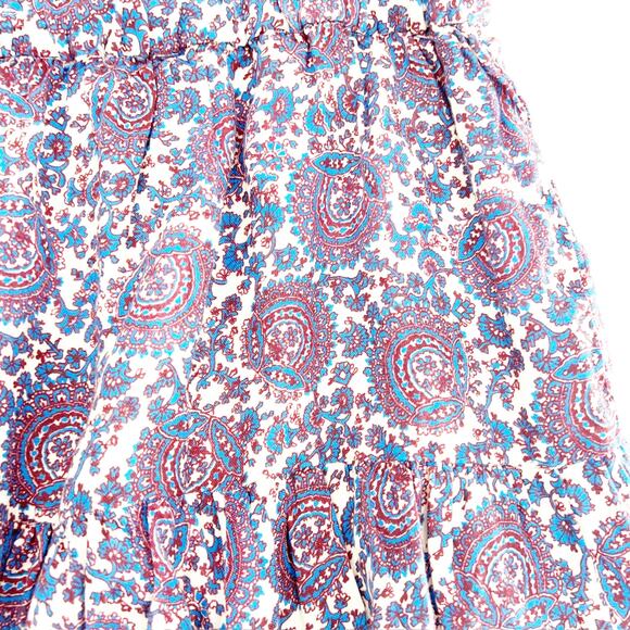 J. Crew Tiered Mini Skirt in Floral Bouquet Linen - Picture 4 of 6